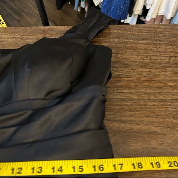 BILL LEVKOFF Elegant Black Sleeveless Dress 20 - Picture 8 of 11